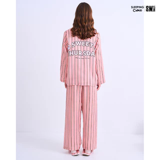 ชุดนอน SLEEPING CLOUD | ชุดนอน 100% LYOCELL ผ้านุ่ม เย็น ใส่สบาย : S.W. Thursday