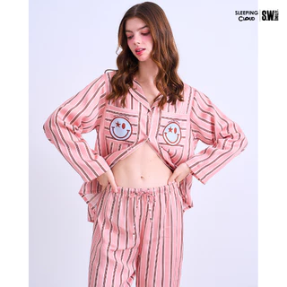 ชุดนอน SLEEPING CLOUD | ชุดนอน 100% LYOCELL ผ้านุ่ม เย็น ใส่สบาย : S.W. Thursday