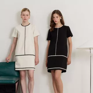 MAVE เดรส รุ่น Border สี BLACK,NAVY,WHITE
