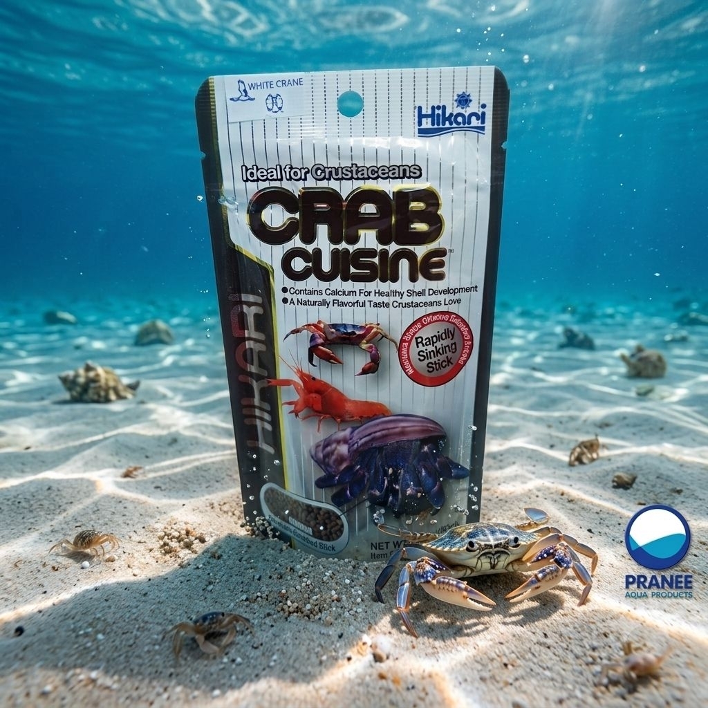 Hikari Crab Cuisine 50g. ฮิคาริ อาหารกุ้งเครฟิช ปู ล็อบสเตอร์