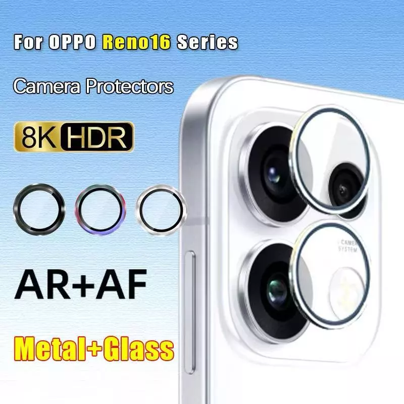 ฟิล์มกระจกกันรอย เลนส์กล้อง Oppo Reno16 Pro Reno16F / Reno16pro เลนส์กล้อง เต็มเลนส์