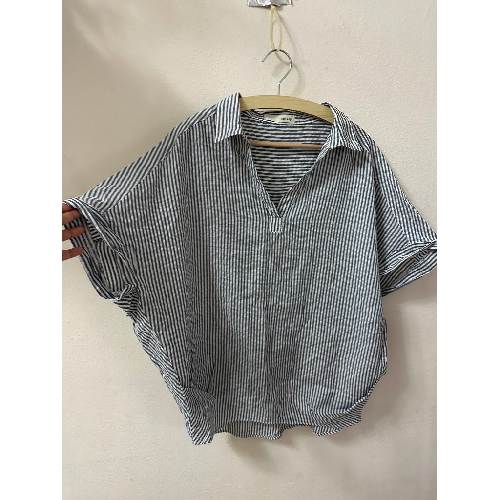 [เสื้อมือ 2] SHOO LA RUE เสื้อคอวี