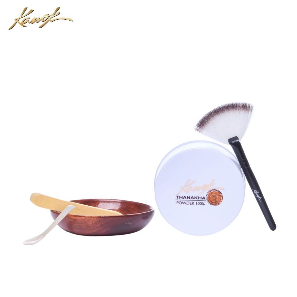 กนกทานาคา ผงพอกหน้า ทานาคา 100% ให้หน้าเนียนนุ่มชุ่มชื่น/รักษาสิว Kanok Thanakha Thanaka Facial Mask Powder