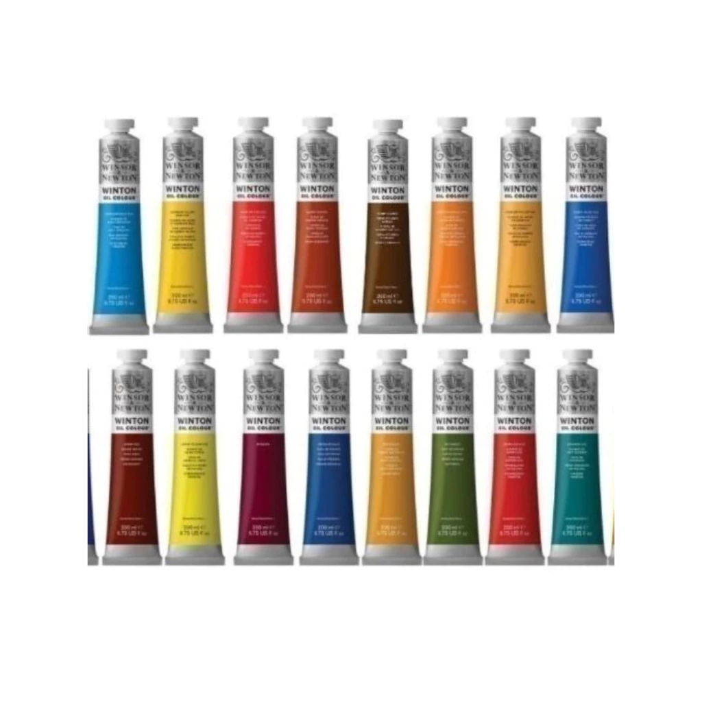 สีน้ำมัน 200 มล. Winsor & Newton WINTON OIL COLOUR 200 ml. สีน้ำมัน วินตั้น (1 หลอด)
