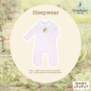 (ส่งด่วน) BabyLovett ชุดนอน ชุดรอมเปอร์ Peter Rabbit™ ผ้านุ่มสบาย สำหรับเด็ก 0-24 เดือน