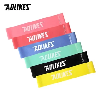 ยางยืดออกกำลังกาย ยางยืดวงแหวน Aolikes ความหนืด 6 ระดับ