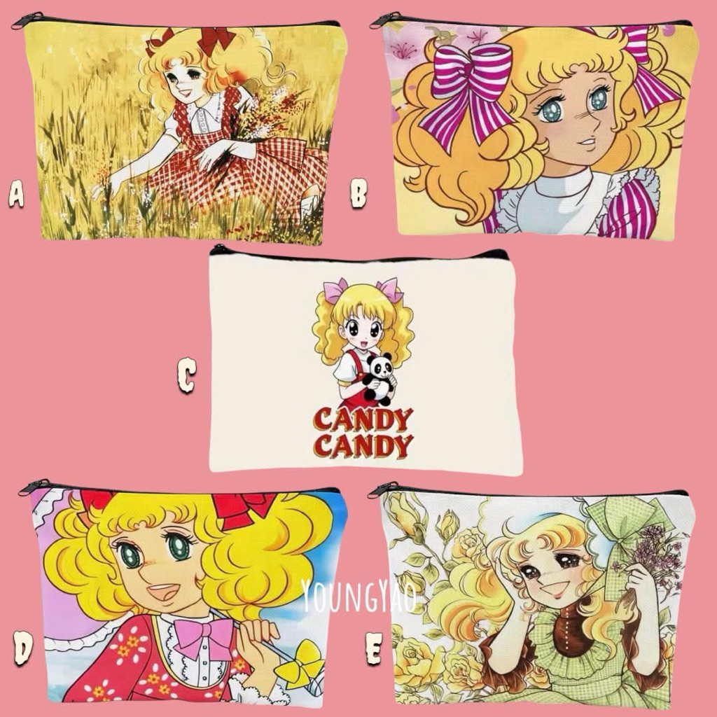 Candy Candy Anime Cosmetic Pouch