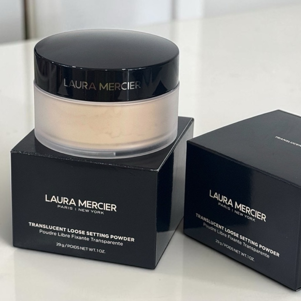 Laura Mercier Set For Perfection Translucent Loose Setting Powder & Puff Set