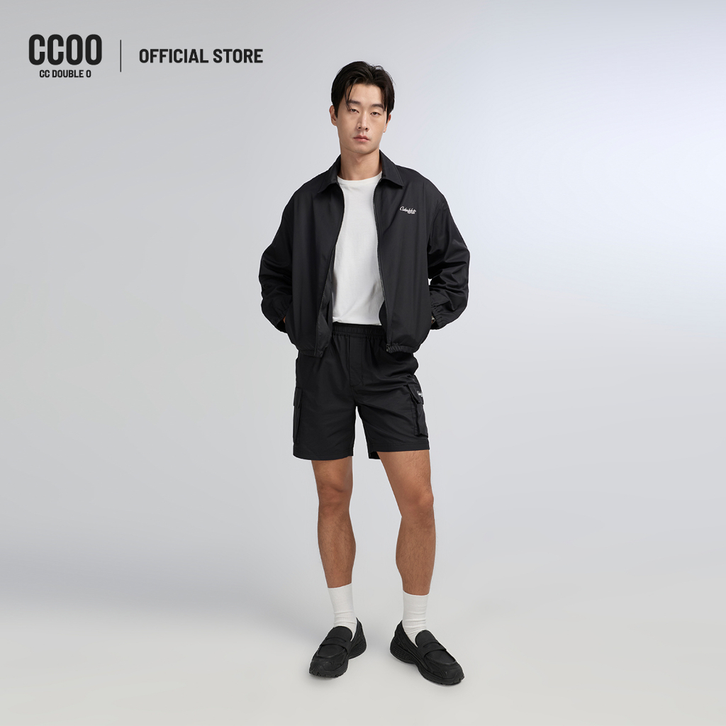 CC DOUBLE O DOUBLE POCKET NYLON SHORTS ผู้ชาย กางเกงขาสั้นไนลอนแต่งกระเป๋า รุ่น O26WGMA109 (AW26 #A1