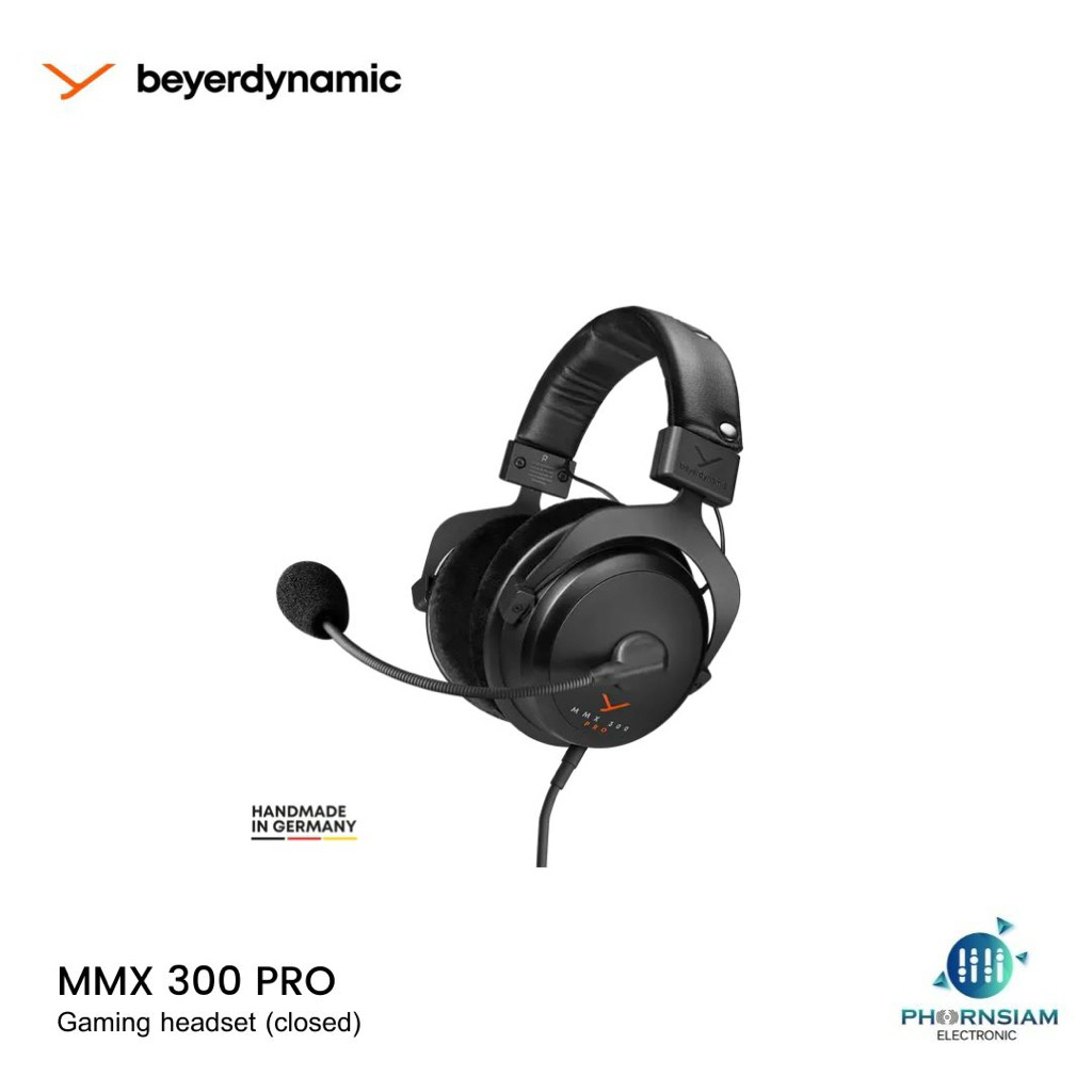 Beyerdynamic MMX 300 PRO หูฟังเกมมิ่งเสียงระดับสตูดิโอ พร้อมไมค์คอนเดนเซอร์