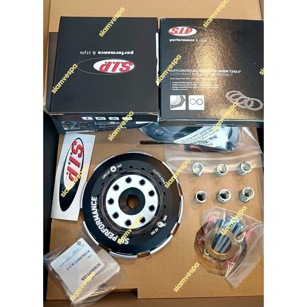 ครัชแต่ง SIP CNC แท้ ใส่vespa 59-64,sprint,super,rally,px,px2017