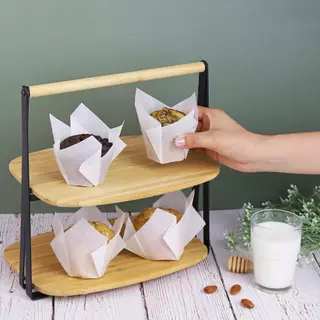 Boxjourney [50 ชิ้น/แพ็ค] กระทงทิวลิป ไซส์ 5x7 ซม.