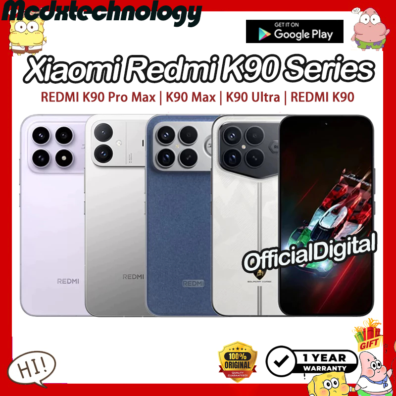 REDMI K90 Pro Max Snapdragon 8 Elite Gen 5 REDMI K90 Max Redmi K90 Ultra REDMI K90 | สนับสนุน Google & ไม่มีไทย