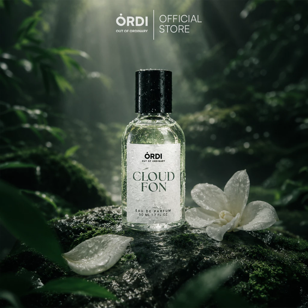 น้ำหอม ORDI : CloudFon เคล้าฝนกลิ่นไอฝนบนผิวที่ยังอุ่น EDP 50 ml