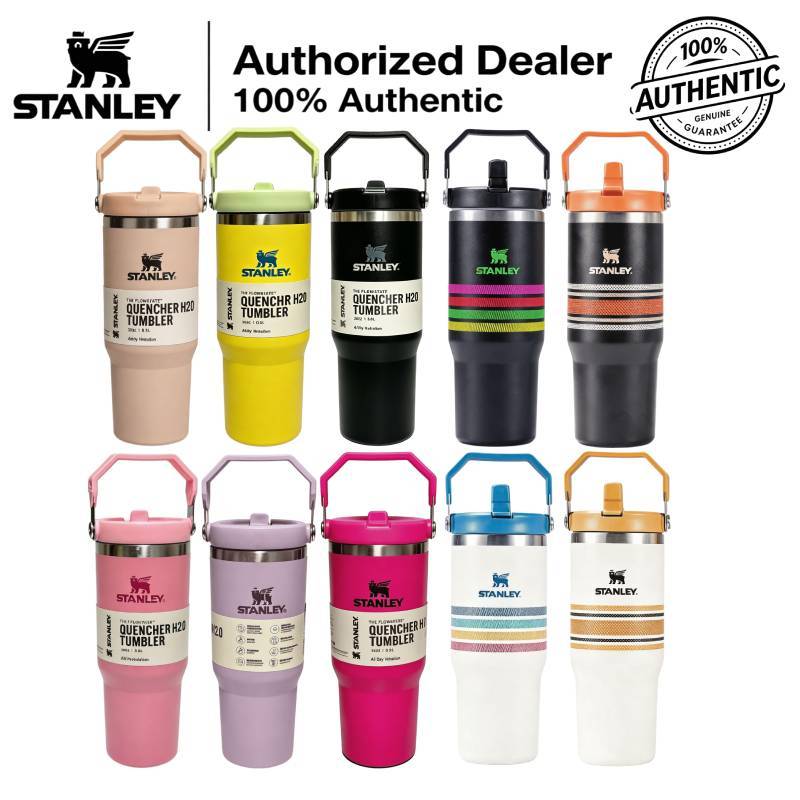STANLEY THE VARSITY ICEFLOW แก้วเก็บความเย็นฝาพับพร้อมหลอดดื่ม 30 ออนซ์ ของแท้ 100% พร้อมส่งทันที