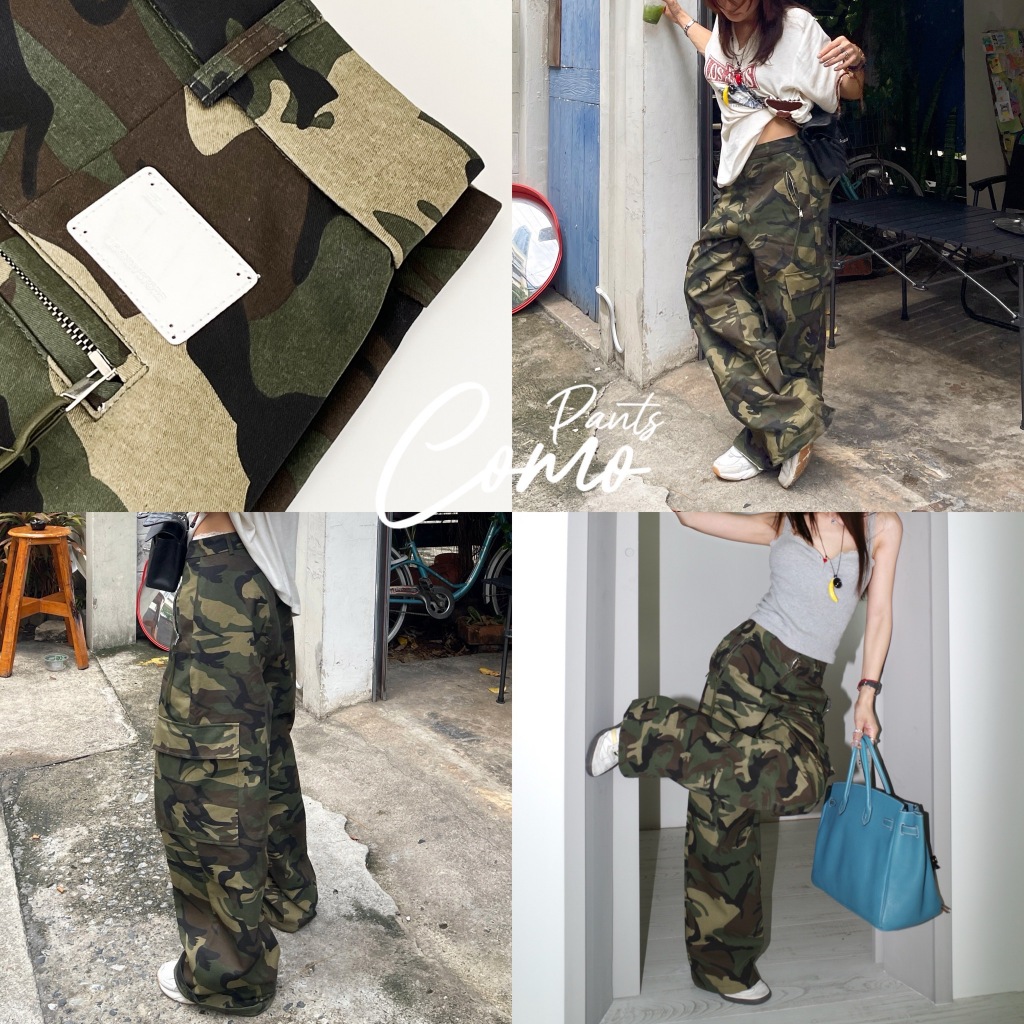 LOONNYSTORE กางเกงคาร์โก้ ผ้าคอนตอนยีนส์ รุ่น Drake Cargo Pants