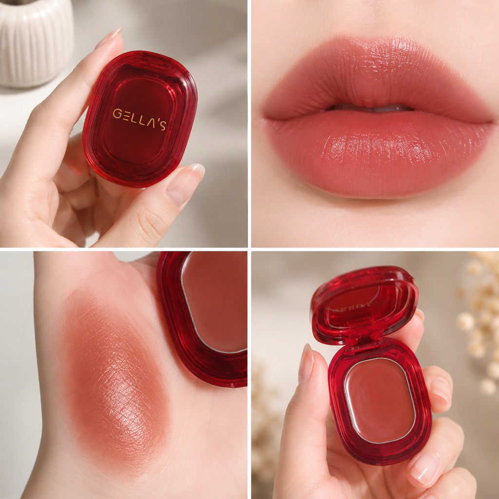 ลิปแวมไพร์ตัวดัง สีผู้ดี สีปากแบบลูกคุณหนู สีนู้ดตุ่นๆ ทาแล้วปากดูสุขภาพดี แถมฟรีแปรงทาลิป