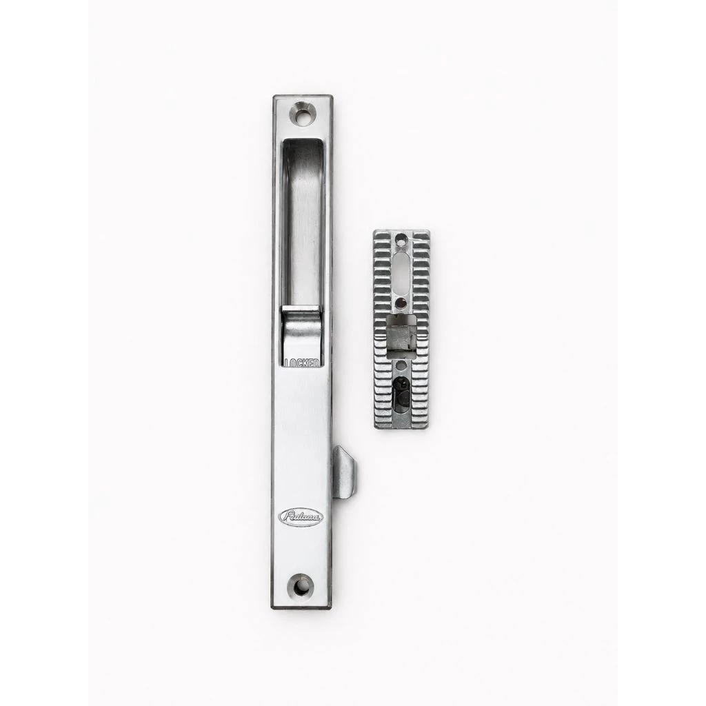 [พร้อมส่ง] Reliance Locked Window Tokyo Japan มือจับล็อคสีเงินอลูมิเนียมมันเงาหนักกระจกบานเลื่อน กว้าง 2 ซม.ยาว 18 ซม..