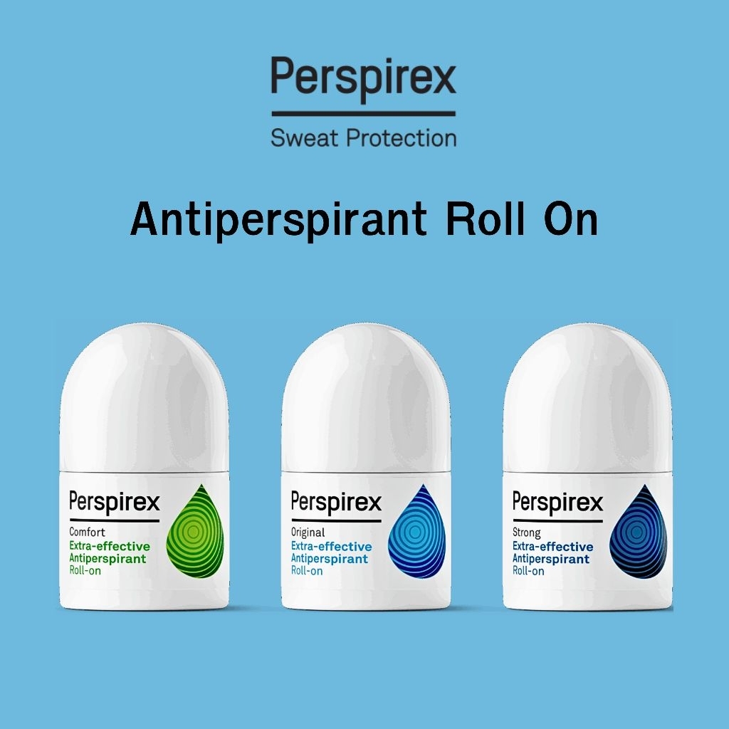 โรลออนระงับเหงื่อและกลิ่นกาย Perspirex Antiperspirant Roll On 20ml