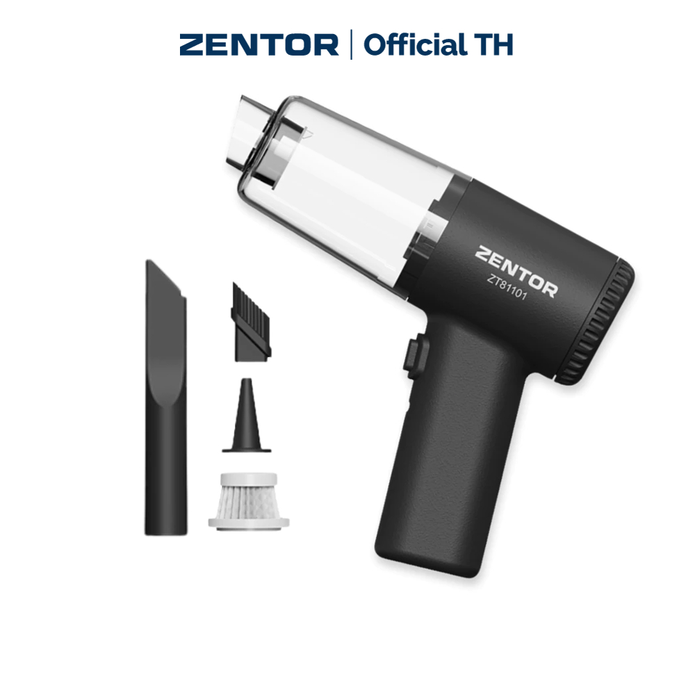 Zentor เครื่องดูดฝุ่นในรถ เครื่องดูดฝุ่นไร้สาย แรงดูด2400PA ดูดแรง น้ำหนักเบา Portable vacuum cleaner