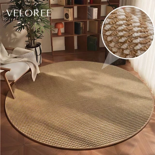VELOREE พรมรองเก้าอี้ พรมรองเก้าอี้สำนักงาน พรมรองเก้าอี้เกม กันลื่น เงียบ ปูพื้นแข็งกันรอย โฮมออฟฟิศ ขนาดใหญ่