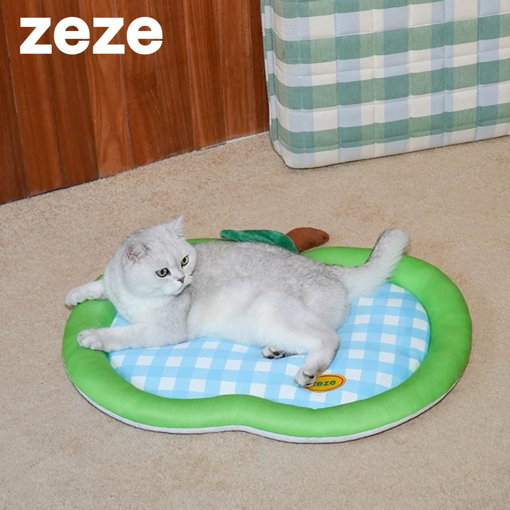 zeze | Apple cooling mat ที่นอนเจลเย็นสำหรับสัตว์เลี้ยง