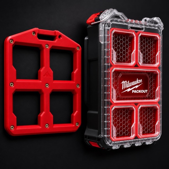 ขายึดกล่อง Milwaukee Packout ติดผนัง Wall Mount Bracket