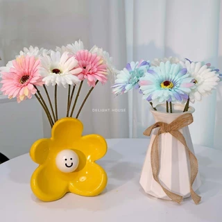 [ร้านไทย] ดอกเยอบีร่าปลอม 🌼 ดอกไม้ปลอม เยอบีร่าปลอม เยอบีร่า ดอกเยอบีร่า ทำดอกติดเพชรได้ ดอกไม้ประดิษฐ์ Gerbera