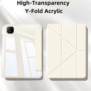 เคสไอแพด for mini6-air8 gen7-gen11 pro11 2024 m4 2025 m5เคสสำหรับไอแพด ขอบใส ปลอกปากกาไอแพด