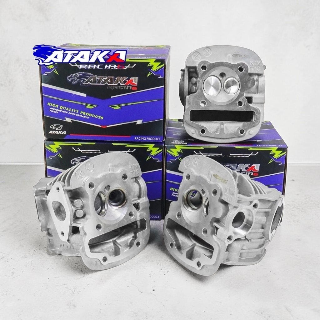ฝาสูบแต่ง ATAKA เวฟ110-I K1M ปี2021-2024 พร้อมวาล์ว ขนาด24/28