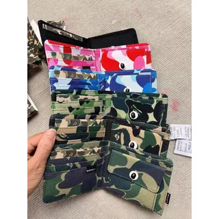 กระเป๋าสตางค์ผ้าใบ ลายพรางผู้ชาย กระเป๋าใส่เหรียญ หลายช่อง แฟชั่นเท่ๆ พร้อมส่งจากไทย