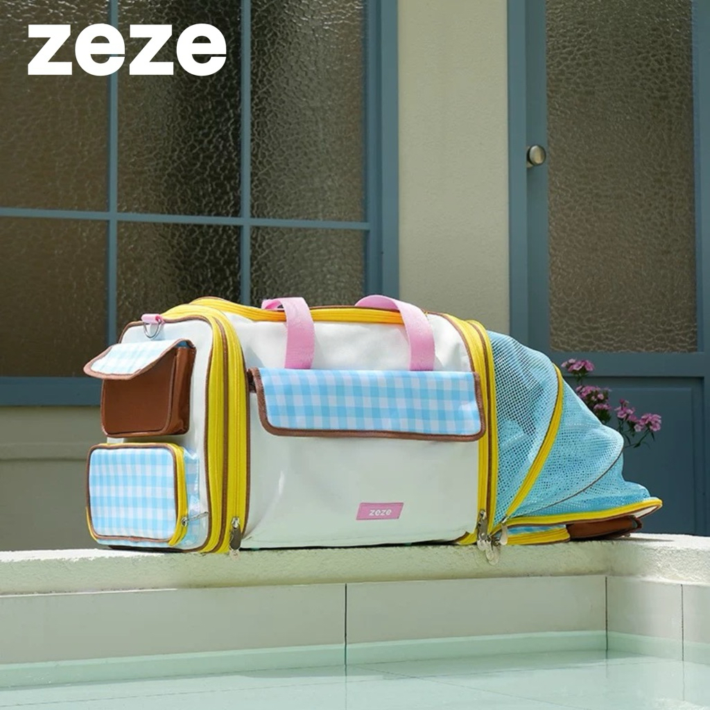 zeze | Expandable pet carrier กระเป๋าสัตว์เลี้ยงพกพา แบบขยายได้