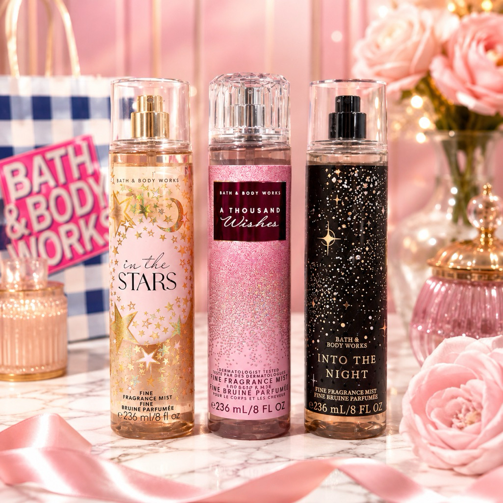 (แจกส่วนลด) BATH AND BODY WORKS Fragrance Mist 236 ml ของแท้ ป้ายไทย น้ำหอม บอดี้มิสต์ สเปรย์น้ำหอม ถุงแบรนด์