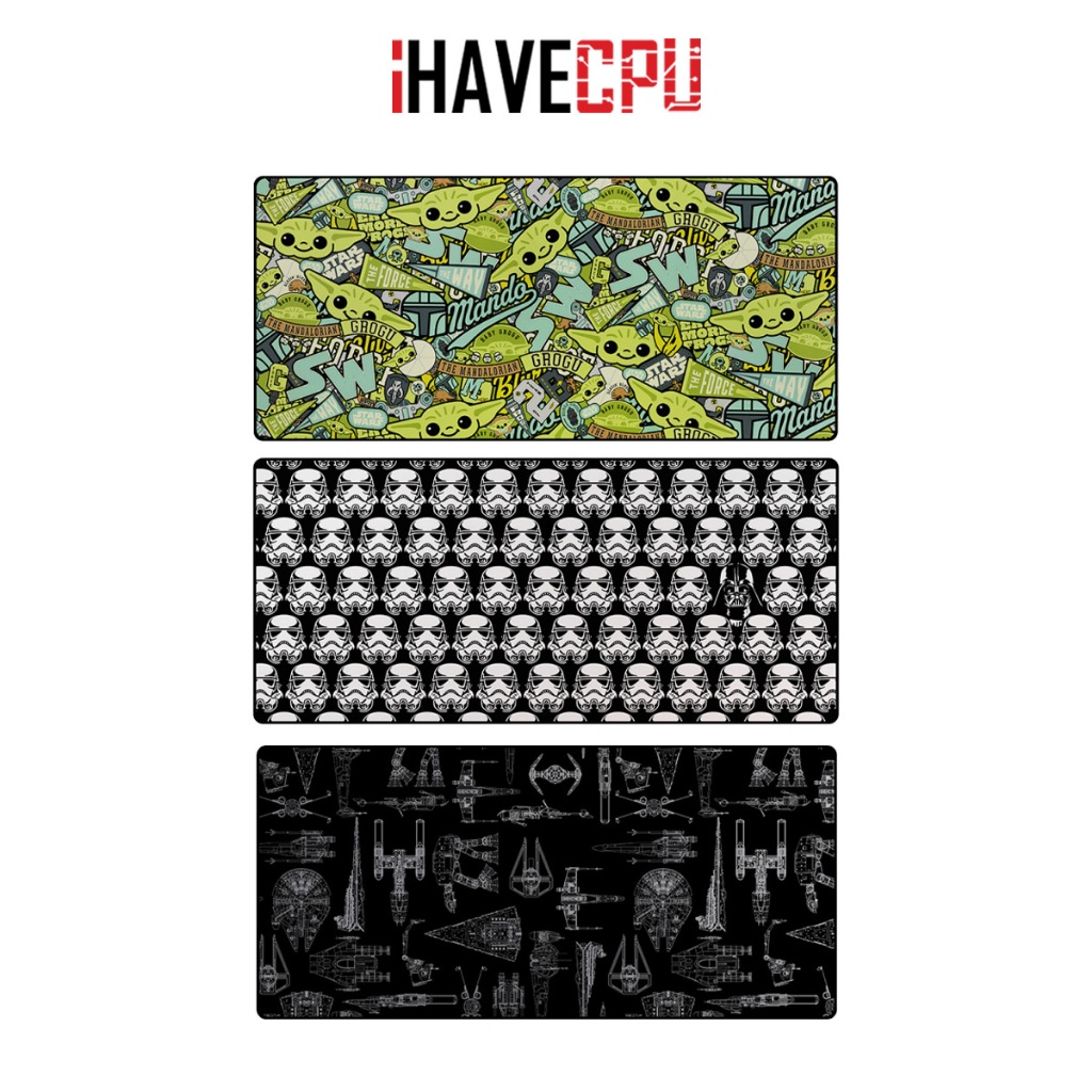 แผ่นรองเมาส์ (mouse pad) iHAVECPU LOGA STARWARS COLLECTION