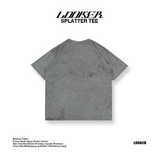 เสื้อยืดฟอกสลัดสี LOOKER® — SPLATTER TEE
