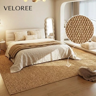 VELOREE พรมปูพื้นห้องนอน ขนาดใหญ่ แต่งห้องนอนมินิมอล พรม พรมยาว กันลื่น หนาพิเศษ พรมมินิมอล