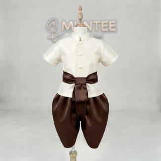 ชุดไทยเด็กผู้ชาย ชุดราชประแตนเด็ก ชุดท่านขุนมีมากกว่า 10สีไซส์1-10 ขวบ