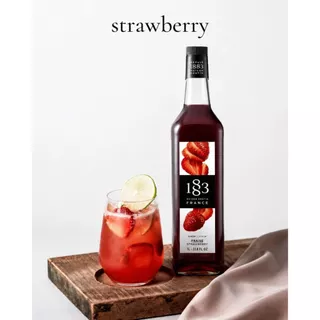1883 น้ำเชื่อมกลิ่นสตรอเบอร์รี่ | STRAWBERRY SYRUP 1000 ml. (SKU 1644)