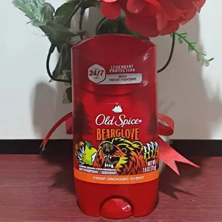 เนื้อครีมขาว ของแท้ 100% หนุ่ม ๆ เข้มๆ เทห์ๆ ระงับกลิ่นกาย Old Spice Antiperspirant Deodorant * Bearglove