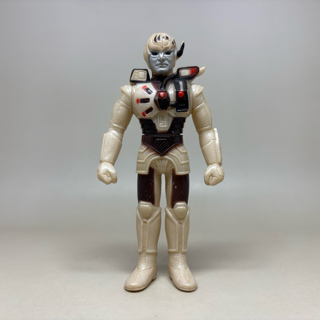 Giluke Commander (Dengeki Sentai Changeman)(1985) Soft Figure 12 Cm. | Original Bandai | หุ่นซอฟท์ ส