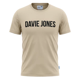 DAVIE JONES [BE FEARLESS] เสื้อยืด Logo Slim Fit T-Shirt สีเขียว กรม น้ำตาล ครีม กากี เขียวขี้ม้า เทา เขียวอมเทา RL0002