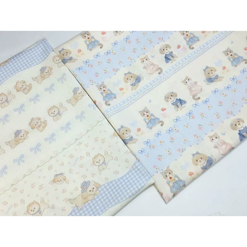 Preorder-ผ้าคอตตอนแท้100%_พิมพ์Digital หน้ากว้าง 110ซม.(44นิ้ว) ผ้าเมตร ผ้านำเข้า
