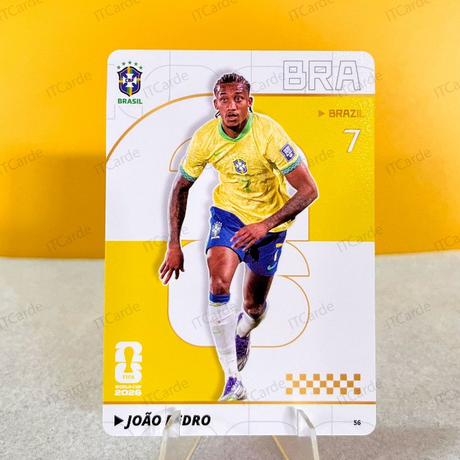 Joao Pedro ทีมชาติ: บราซิล Card  FIFA WORLD CUP 2O26  ลิขสิทธิ์จาก !! KAYOU PANINI
