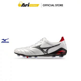 MIZUNO MORELIA NEO V JAPAN FG - WHITE รองเท้าฟุตบอล มิซูโน่ MORELIA NEO V JAPAN