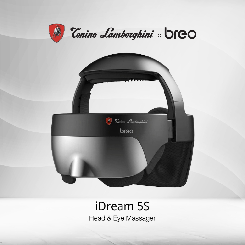 breo รุ่น iDream 5s Lamborghini เครื่องนวดศีรษะเพื่อสุขภาพ เครื่องนวดไฟฟ้าแบบพกพา นวดกดจุด