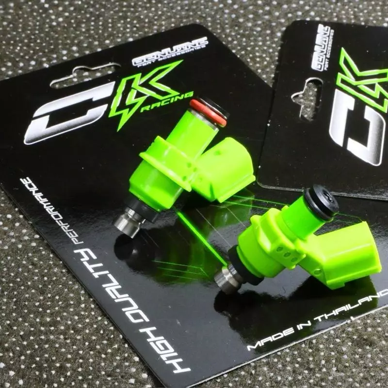 หัวฉีดแต่ง CK ตอเล็ก สีเขียว 130cc ถึง 600cc thumbnail 9