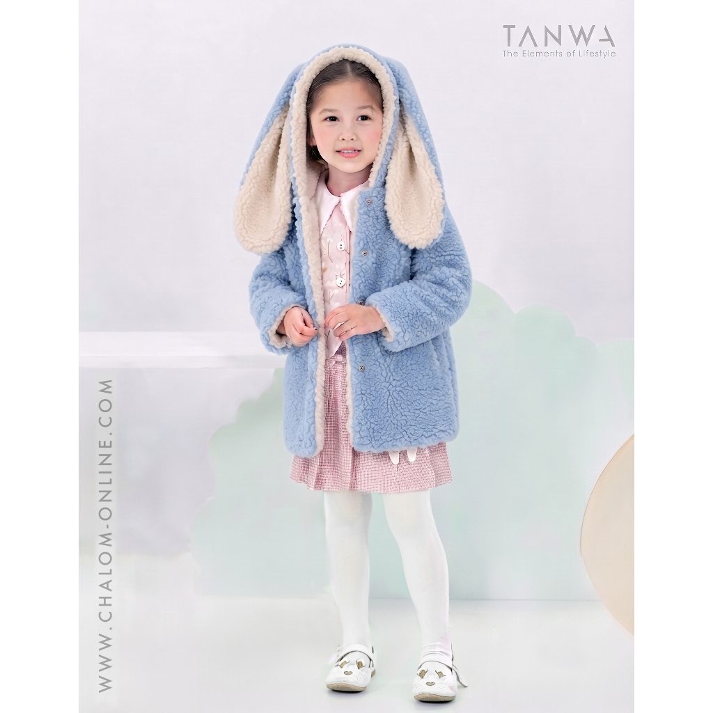 𝐏𝐉 𝐭𝐡𝐞 𝐑𝐚𝐛𝐛𝐢𝐭 เสื้อโค้ทฮู้ด : KS TP 587 PJ12