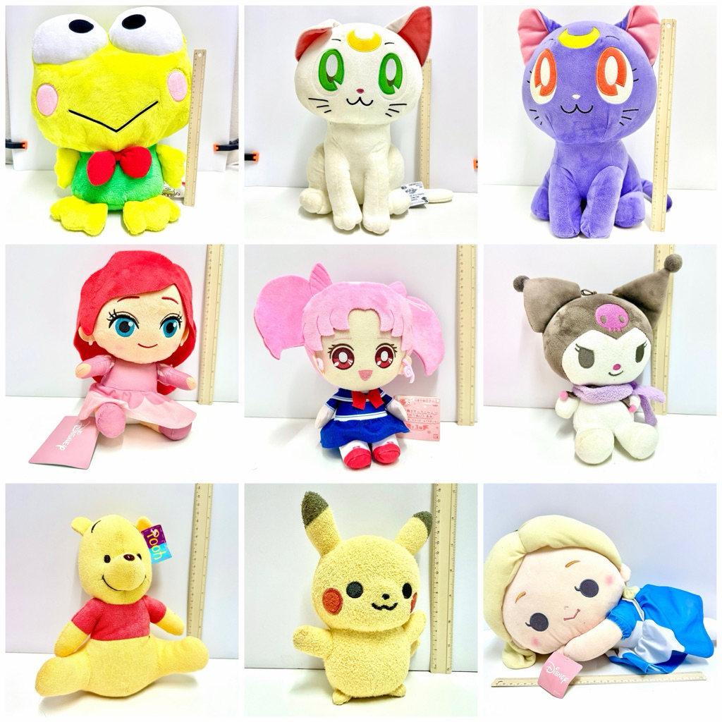 ของแท้ พร้อมส่ง ตุ๊กตาญี่ปุ่น แท้มีลิขสิทธิ์ มือ1มือ2 Disney studio ghibli minions Doraemon mikko care bear