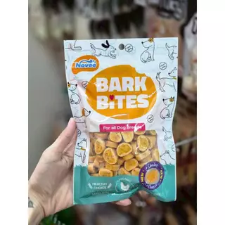 1971 ขนมสุนัข ขนมหมา บาร์ค ไบร์ท รสไก่และชีส @100กรัม BARK BITES CIRCLE (CHICKEN & CHEESE FLAVOR) @100G**1แถม1 138บาท