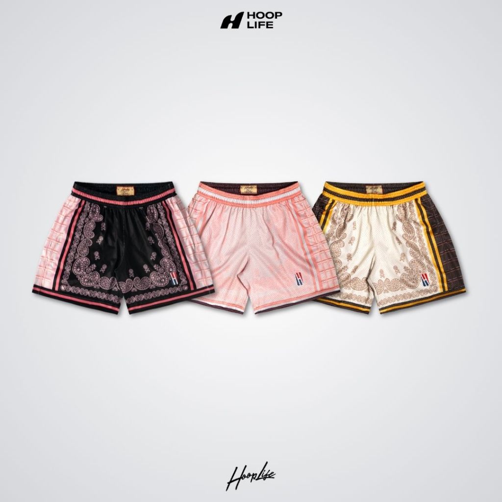 กางเกงขาสั้น กางเกงแฟชั่นเนวสตรีท Chocoboni Mesh Shorts [Valentine’s Edition]
